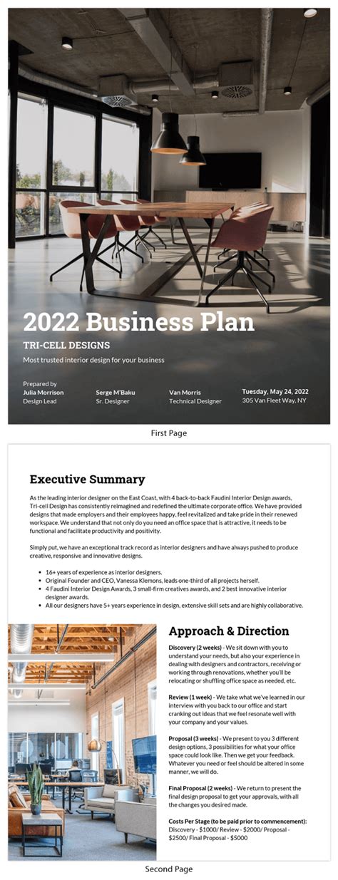 15+ Best Business Plan Examples for Entrepreneurs & Startups - Venngage