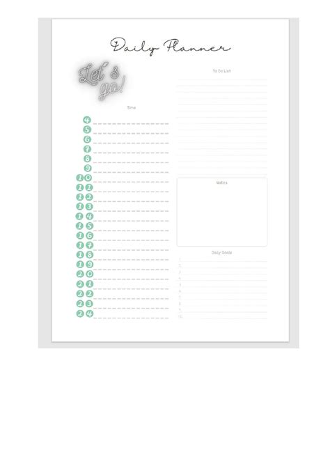 Daily Planner, Student Planner, College Planner, Daily Task - Etsy