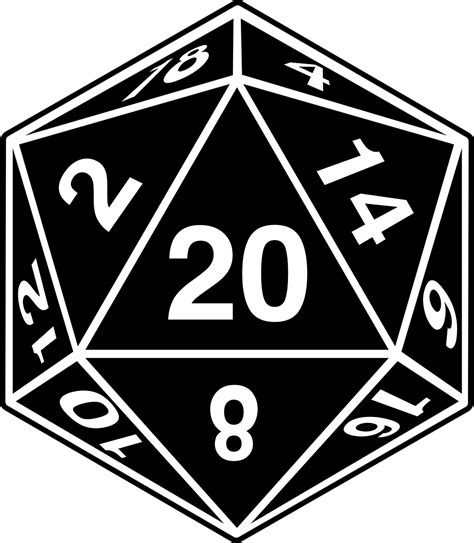 D20, Adventure, Probability, Tabletop, Roleplaying PNG