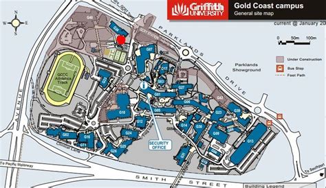 Griffith University Campus Map - Latin America Map