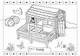 Color By Numbers Horse And Stable Coloring Pages For  Vrogueco sketch template