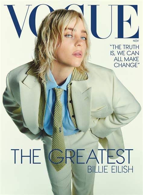 Billie Eilish Covers Latest Issue of VOGUE Magazine - Tom + Lorenzo