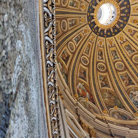 Detailed Dome of the Basilica de San Pietro, Vatican City [OC] : r ...