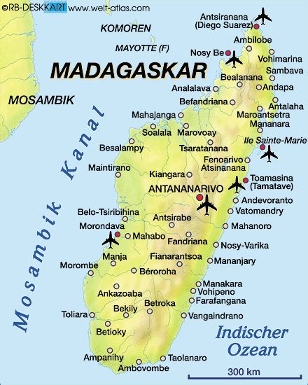 Toamasina Map - Madagascar