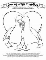 dulemba Coloring Page Tuesday  Blue Footed Boobies In Love sketch template