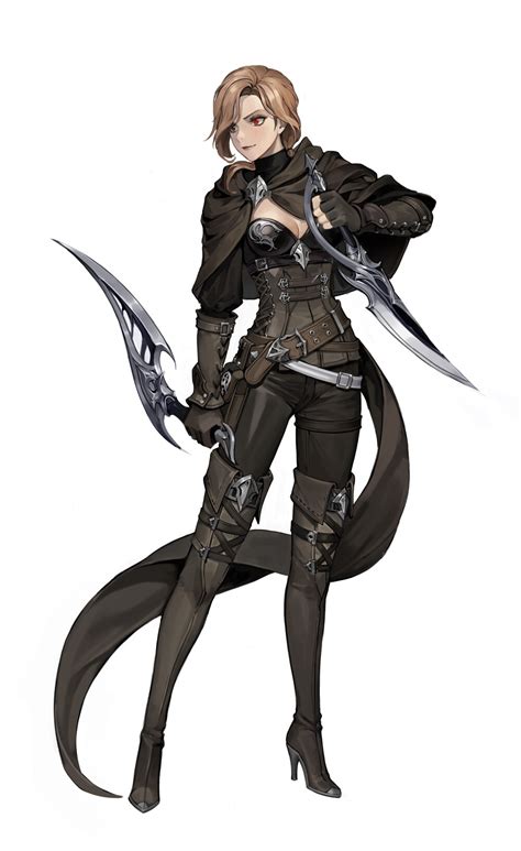 ArtStation - Assassin, Jooyoung Park | Female character concept ...