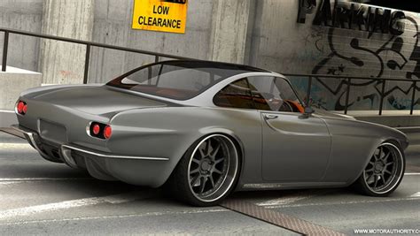 Modern day Volvo P1800 envisaged by Koenigsegg engineer