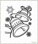 Christmas Jingle Bells Coloring Page Sketch sketch template