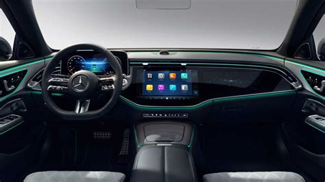 2024 Mercedes E-Class interior revealed with three screens, selfie camera