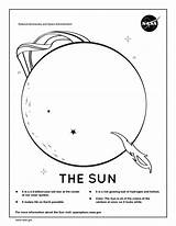 Solar System Coloring Pages Nasa sketch template