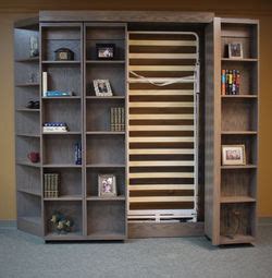 Bifold Swinging Bookcase Murphy Bed