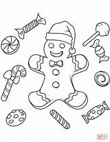 Free Printable Gingerbread Man Coloring Pages sketch template