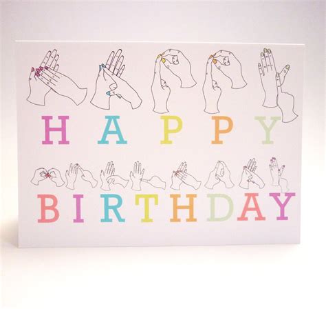 Birthday Sign Language