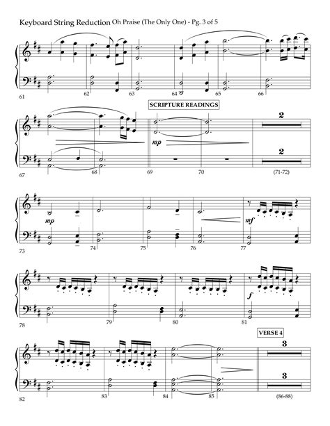 Oh Praise (The Only One) with Doxology (Choral Anthem SATB) String ...