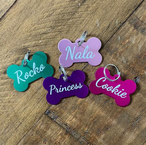 Custom Engraved Dog Tags - Etsy