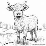 Highland Cow Coloring Pages  Free & Printable sketch template