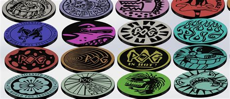 Pogs Slammers Collection Set Stl Dxf Files Ultra Rare - Etsy