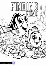 Finding Nemo coloring Pages  Bestcoloringpagesnet sketch template