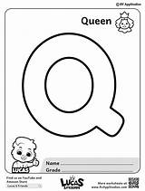 Letter Q Coloring Pages  Alphabet sketch template