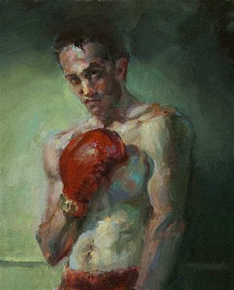 Boxing Painting by Julie Snyder Hangs in National Art Museum of Sport ...