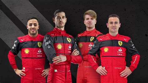 A quartet of Reserve and Development Drivers for Scuderia Ferrari