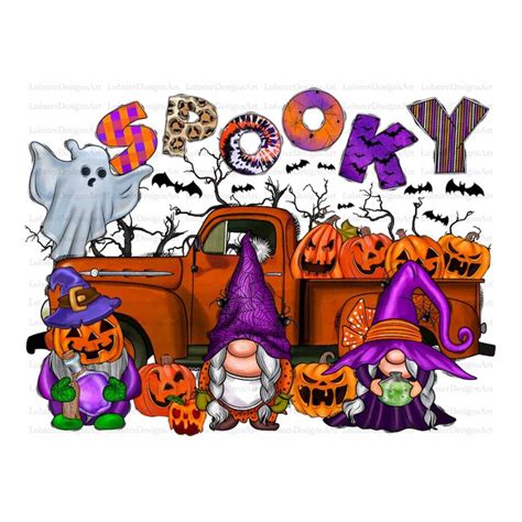 Spooky Halloween Truck Png, Happy Halloween Png, Boo Png, Tr - Inspire Uplift