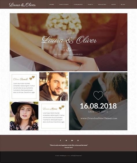 Wedding Officiant Website Template