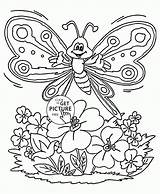 Printable Coloring Pages For Spring sketch template