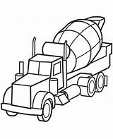 Cement Truck Coloring Pages sketch template