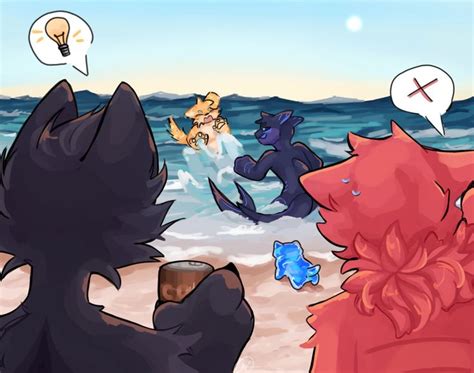 Kaiju Paradise / (beach episode lol) | Kaiju art, Kaiju, Furry art