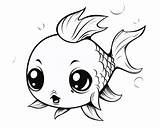 Goldfish Coloring Pages  Printable Sheets sketch template