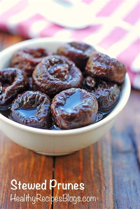 Stewed Prunes | Prune recipes, Healthy food blogs, Stewed prunes