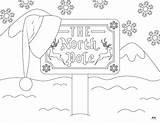 North Pole Coloring Pages  12 FREE PrintaBulk sketch template