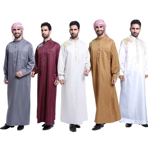 Londinas Ark Store Islamic Clothing For Men High End Muslim Fashion Embroidery Jubba Thobe ...
