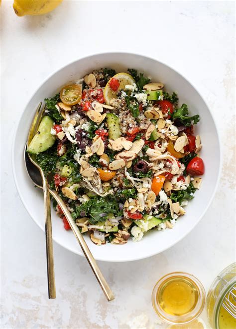Mediterranean Kale Salad with Quinoa - Panera Modern Greek Salad
