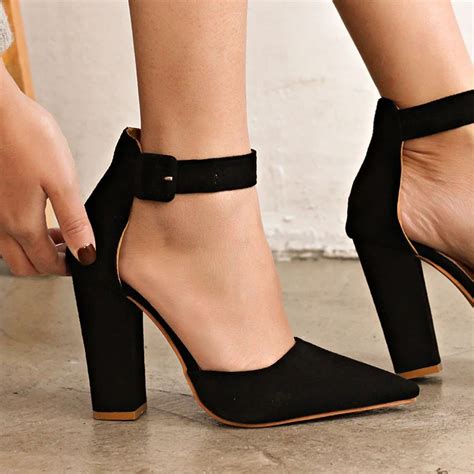 Women Pumps Ankle Strap Women Helels For Wedding Shoes Women Heels ...