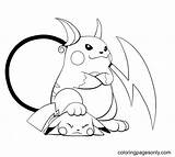 Raichu And Pikachu Coloring Page  Free Printable Pages sketch template