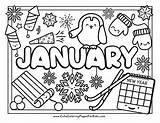 January Coloring Pages  Cute For Kids sketch template