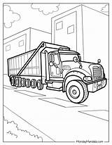Lifted Truck Coloring Pages sketch template