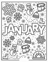Winter Theme Coloring Pages sketch template
