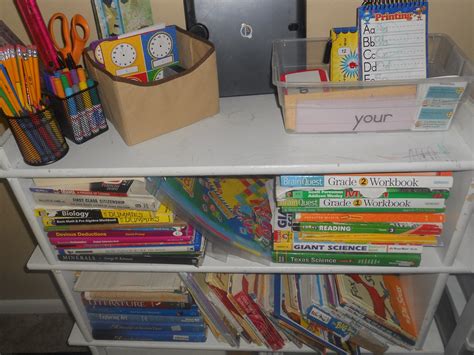 Homeschool Materials on Bookshelf | Lyn Lomasi | Flickr