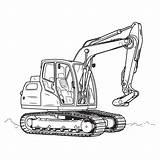 Excavator Coloring Pages Best Of Page Free Outline  sketch template