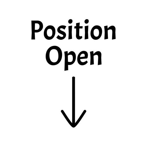 Position Open Stickers