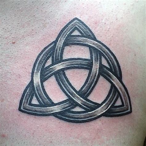 60 Triquetra Tattoo Designs For Men - Trinity Knot Ink Ideas