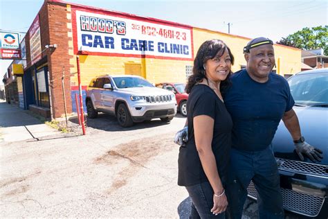 Hood's Car Care Clinic owner Earl Hood Jr. treats customers as family