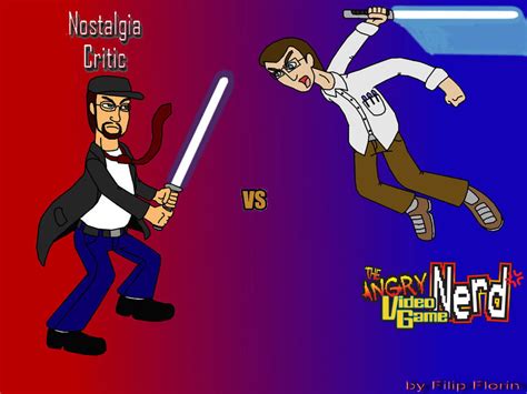 Nostalgia Critic vs AVGN by GeckomaruBlack91 on DeviantArt