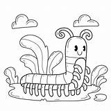 Millipede Coloring Pages sketch template
