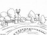 Park Printable coloring page sketch template