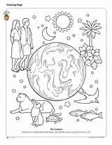 God Made Everything Coloring Page Free Printable Sheet sketch template