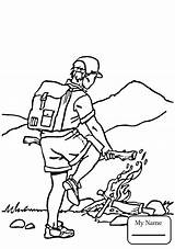 Hiking Coloring Pages At GetColoringscom  Free Printable Colorings sketch template